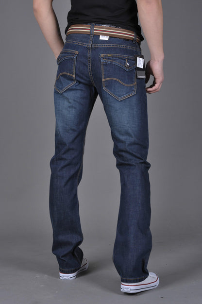 Explosive Herbst Winter Neue Gerade Slim Herren Jeans