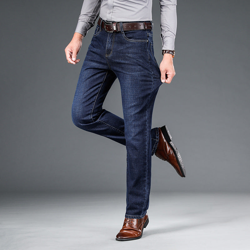 Herrenmode Lockere Gerade Freizeithose
