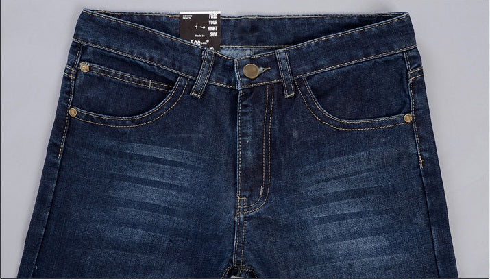 Explosive Herbst Winter Neue Gerade Slim Herren Jeans
