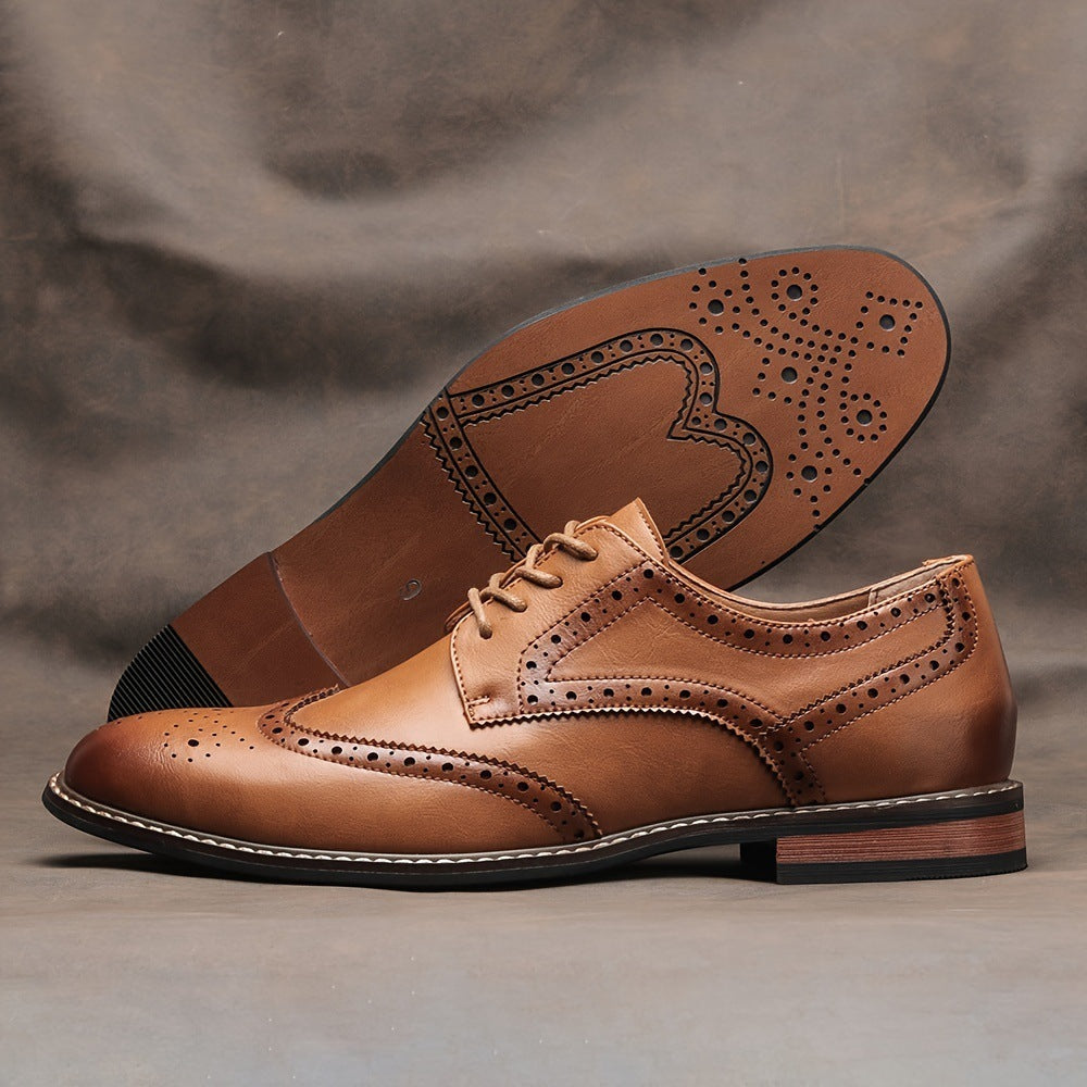 Chaussures d'affaires classiques Brogue pour hommes