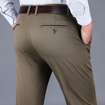 Pantalon de costume d'affaires pour hommes d'âge moyen