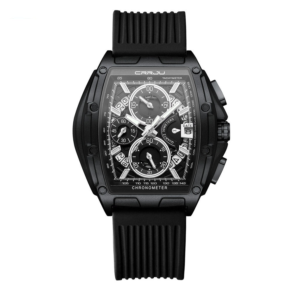 Neutral Waterproof Tape Calendar Multifunction Mens Watch Quartz Watch - ARCHSHOPE