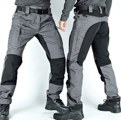 Genouillères tactiques P40 pour hommes, pantalons d'entraînement en plein air, ventilateurs militaires, résistants à l'usure, respirants, multi-poches