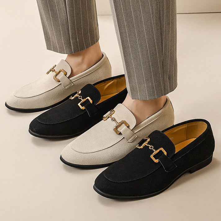 Fashion Personality Suede Leather Shoes Men - ARCHSHOPE