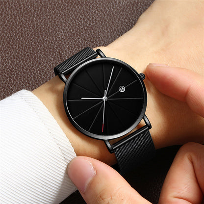 Simple calendar watch male creative waterproof quartz watch - ARCHSHOPE