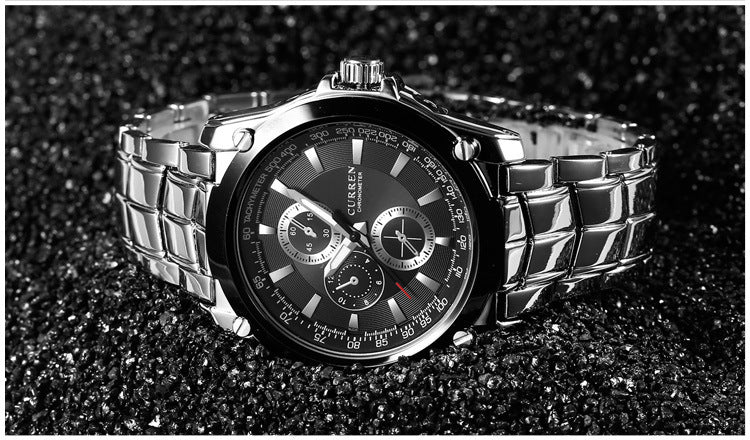 Men's Business-Casual Alloy Waterproof Quartz Watch - ARCHSHOPE
