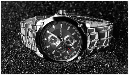 Men's Business-Casual Alloy Waterproof Quartz Watch - ARCHSHOPE