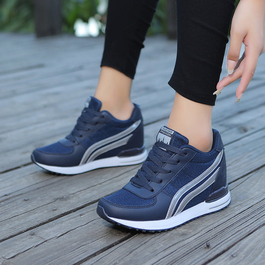 Mesh Breathable Height Increasing Insole Casual Sneaker