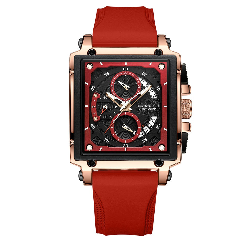 Simple Business Tape Mens Calendar Watch - ARCHSHOPE