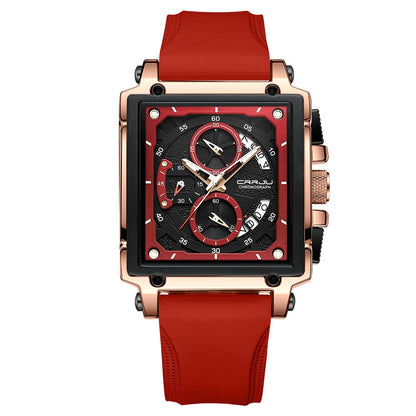 Simple Business Tape Mens Calendar Watch - ARCHSHOPE