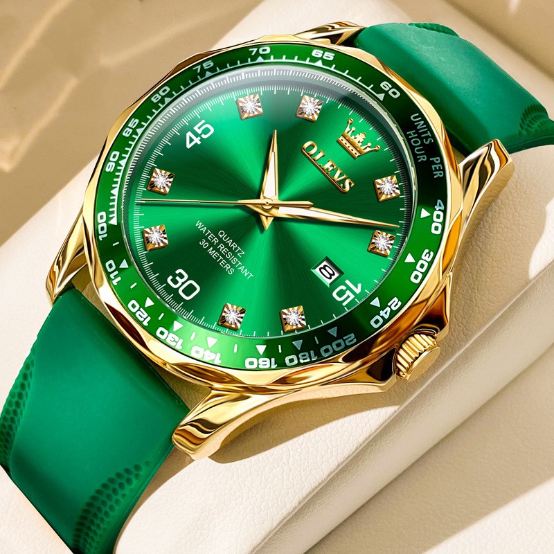 Green Submariner Quartz Watch Luminous Men's Watch - ARCHSHOPE