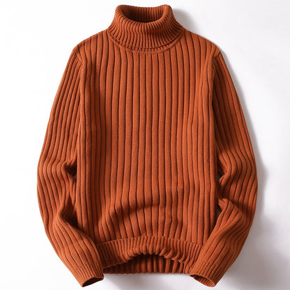 Rollkragenpullover Männer Frauen Ins Fashion Solid Striped Bottoming Pullover Herbst und Winter Tops Kleidung