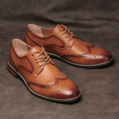 Chaussures d'affaires classiques Brogue pour hommes