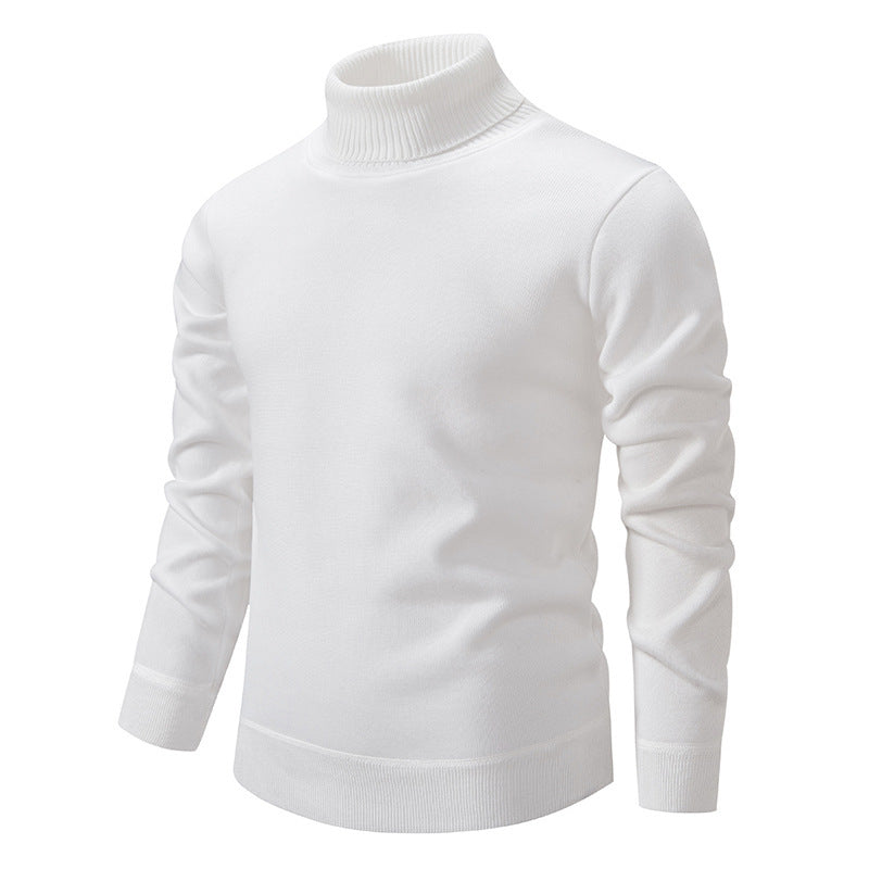 Autumn And Winter Velvet Thickening Sweater Knitwear Men's Turtleneck - ARCHSHOPE