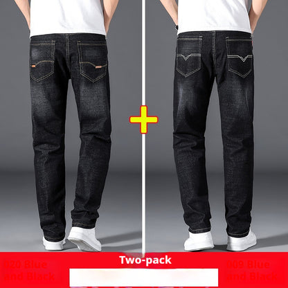 Sommer Dünne Jeans männer Lose Gerade