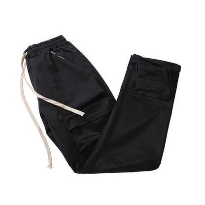 Herren Cargohose mit Kordelzug und Knöcheltaschen