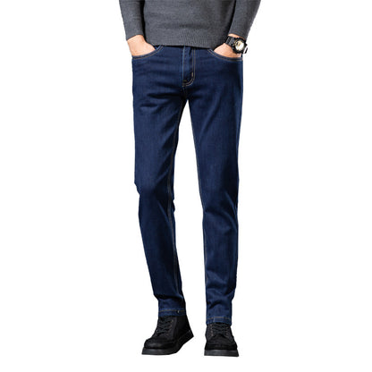 Jean slim élastique droit pour homme