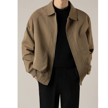 Loose Short Lapels Jacket Men - ARCHSHOPE