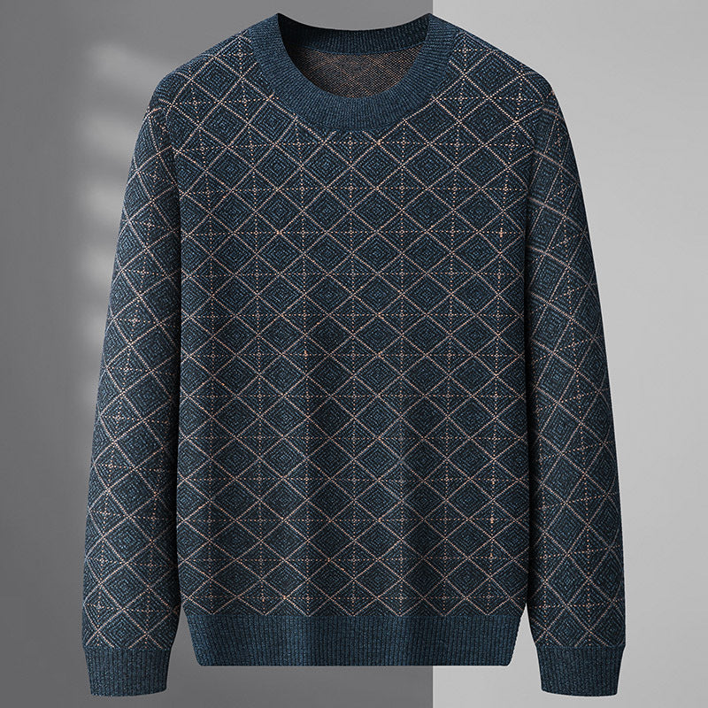 Pull col rond XL Homme Ample