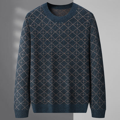 Pull col rond XL Homme Ample