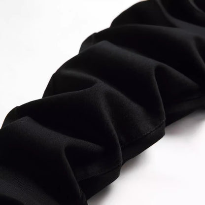 Schwarze, elastische Straight-Jeans für Herren