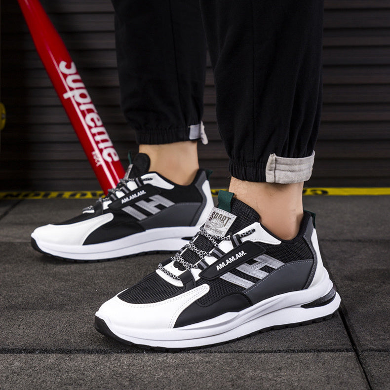 Baskets blanches pour hommes, chaussures de sport, course à pied, marche