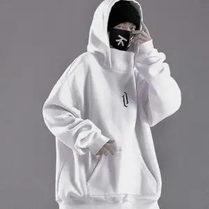 Spring Fish Head Hat Loose Hip-hop Trendy Brand Hooded Pullover Jacket - ARCHSHOPE
