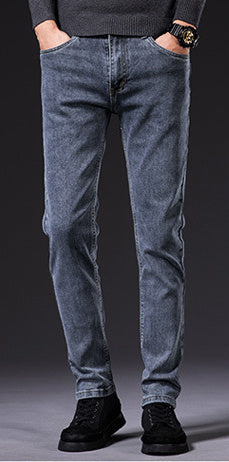 Jean slim élastique droit pour homme