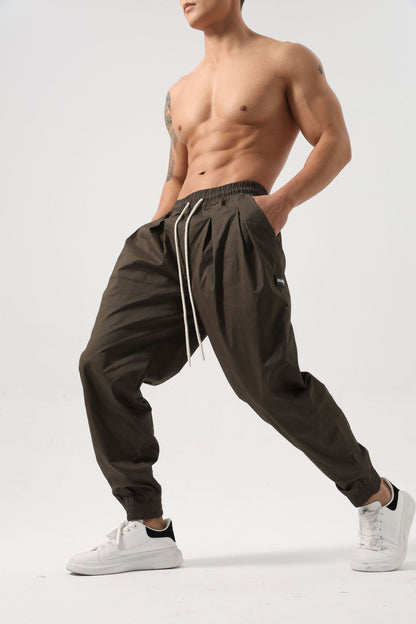 Fitnesshose Herren Baumwolle Locker