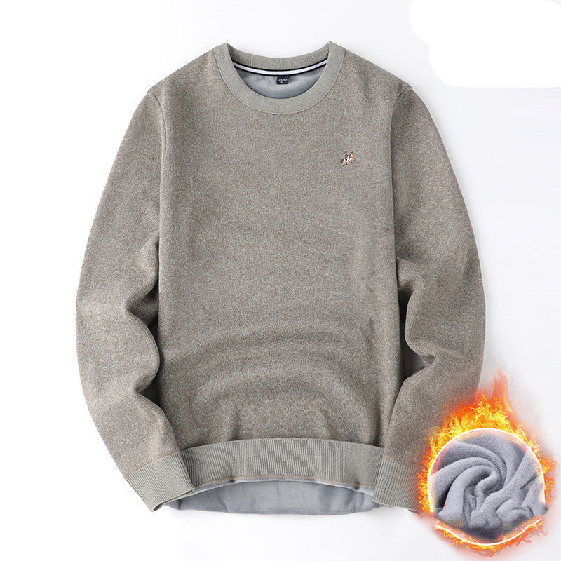 Pull Homme Automne Hiver Plus Velours Épaississant Base