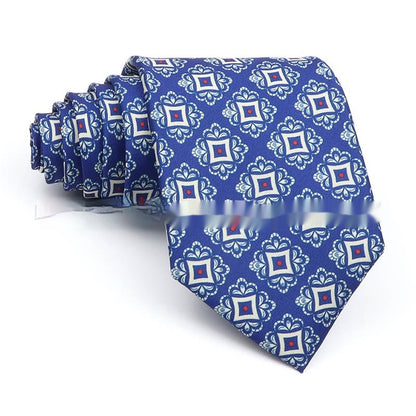 Business Polyester Men's Printed Workplace Tie - ARCHSHOPE