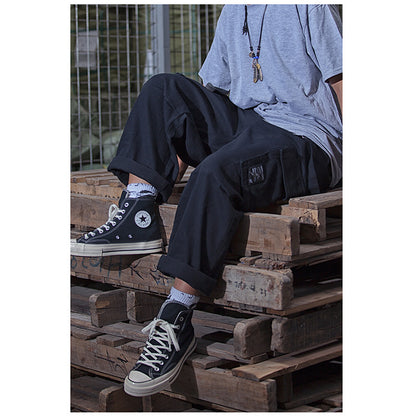 Vintage locker sitzende Overalls
