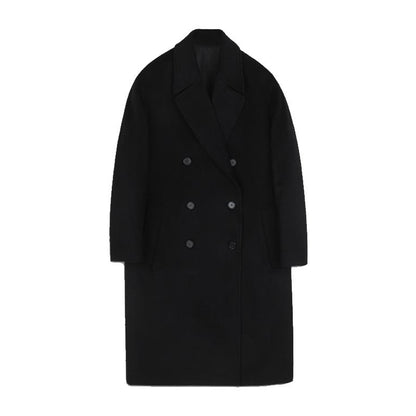 Manteau polaire double face mi-long pour homme