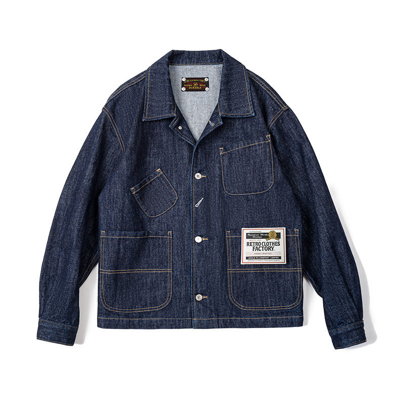 Veste en jean rétro à la mode