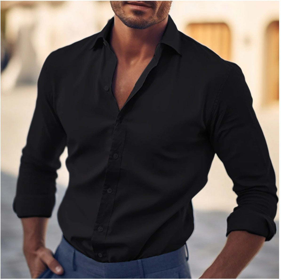 Fashion Personality Men's Business Casual Style Shirt - ARCHSHOPE