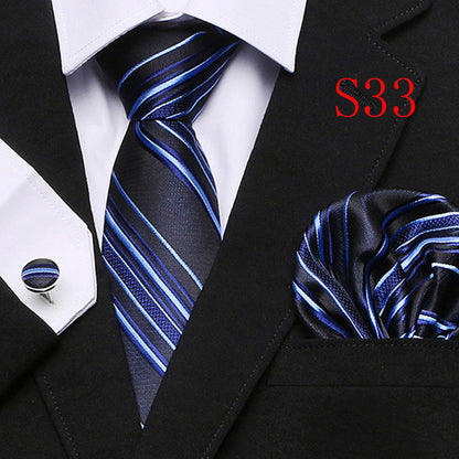 Paisley Series European And American Fashion Tie Three-piece Suit - ARCHSHOPE