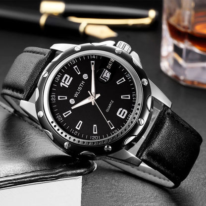 Waterproof Men's Calendar Business Quartz Watch - ARCHSHOPE