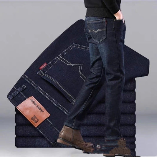 Jeans homme ample droit taille moyenne