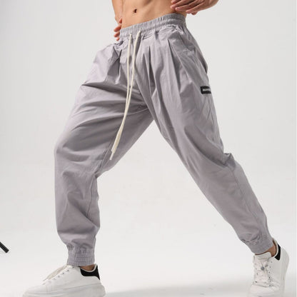Fitnesshose Herren Baumwolle Locker