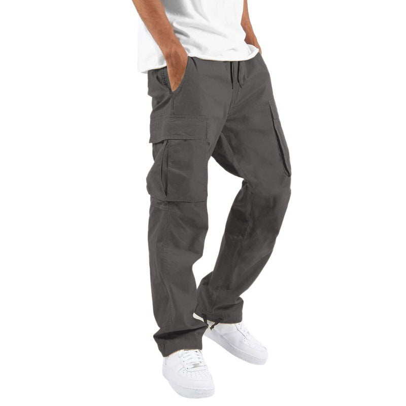Trade Drawstring Multi-pocket Casual Trousers - ARCHSHOPE