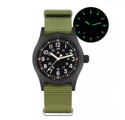 Retro Military Watch With A Quartz Second Hand - ARCHSHOPE