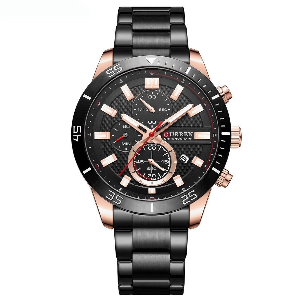 Men's Multifunctional Quartz Waterproof Watch - ARCHSHOPE