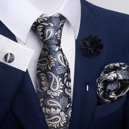 Men's Tie Suit Pocket Square Combo 8 - ARCHSHOPE
