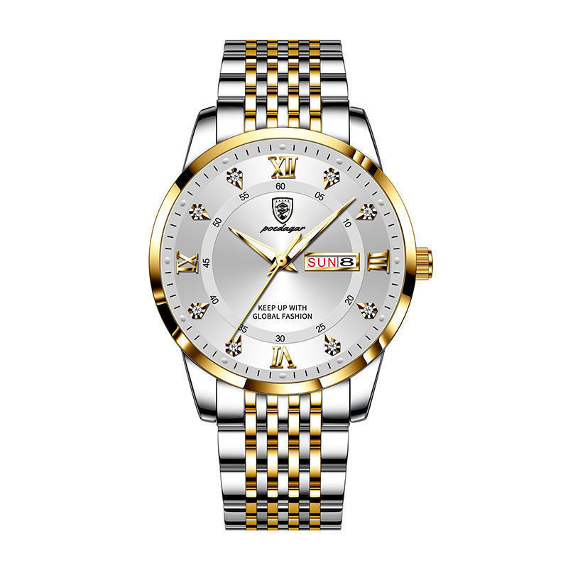 New Men's Watch Waterproof Luminous Calendar - ARCHSHOPE