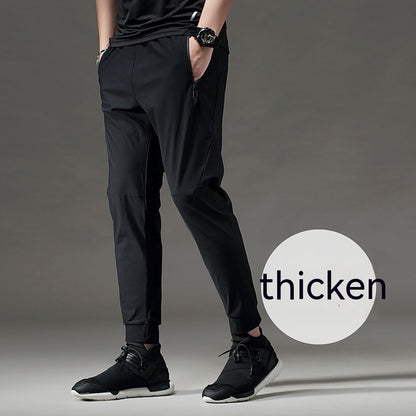Pantalon de sport imperméable, coupe-vent, respirant, épais, doublé polaire, garde au chaud, élastique, pour le fitness, les loisirs et la course à pied