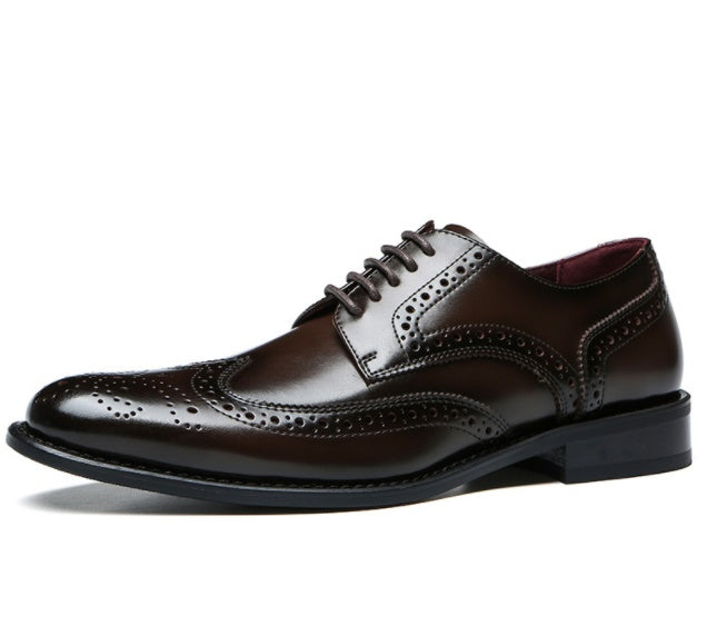 Echtes Leder Business Casual Dress Lederschuhe im britischen Stil