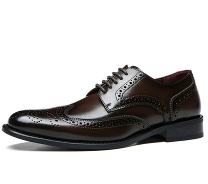 Echtes Leder Business Casual Dress Lederschuhe im britischen Stil