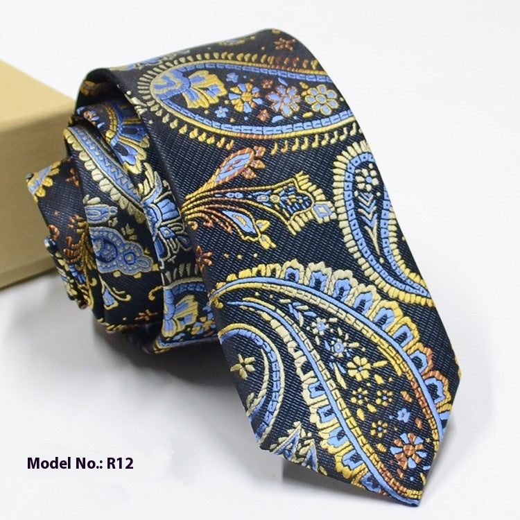 Fashion Exquisite Jacquard Tie Wedding Groom - ARCHSHOPE