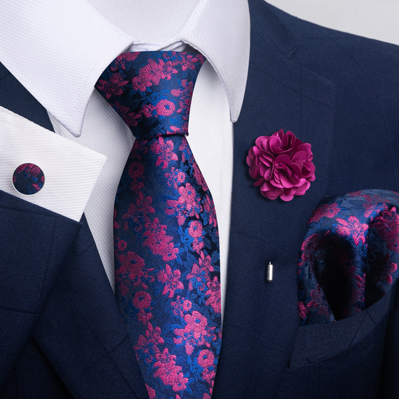 Men's Tie Suit Pocket Square Combo 8 - ARCHSHOPE
