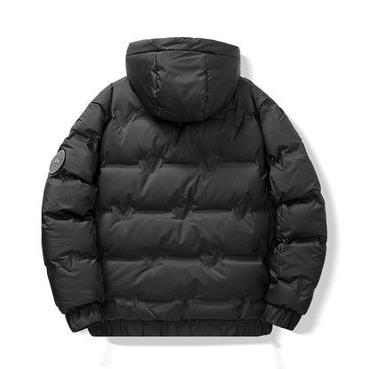 Manteau d'hiver court et simple pour homme